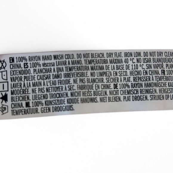 Forever 21 Size M Wide Leg Jumpsuit | Burgundy & White Stripes | 100% Rayon | - Picture 6 of 7